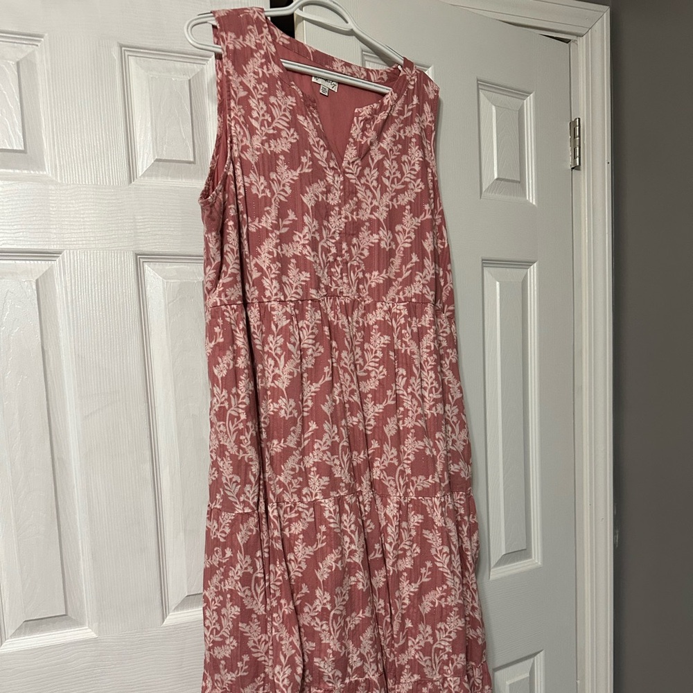 Wonderly Women’s Split Neck Midi Dress